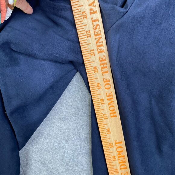 Yantor Pants Womens Small Jersey Wide Leg Pants Faux Suede  Career Office - Picture 6 of 13